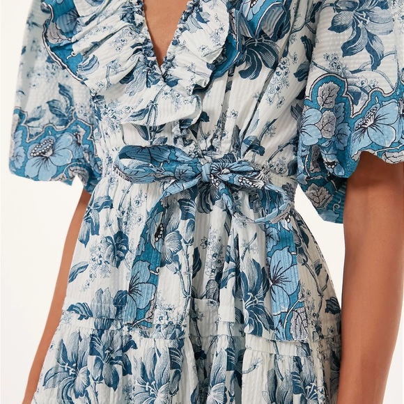 LOVE THE LABEL

Beryl Blue Print Remy Mini Dress - Picture 2 of 6